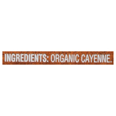 O Organics Cayenne Pepper - 1.7 Oz - Image 3