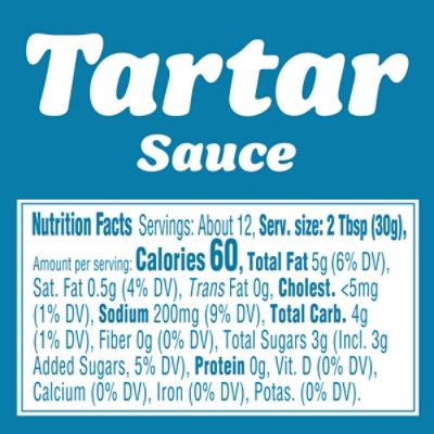 Kraft Tartar Sauce Bottle - 12 Fl. Oz. - Image 7