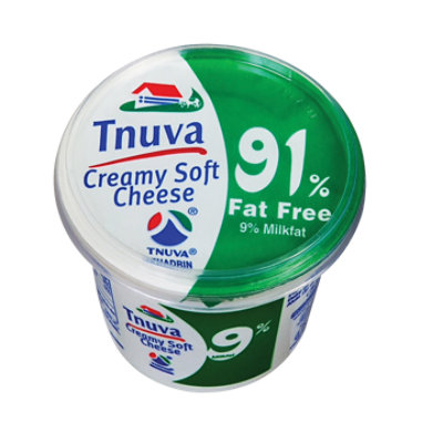 Tnuva Creamy Soft Cheese 9% - 8.8 Oz