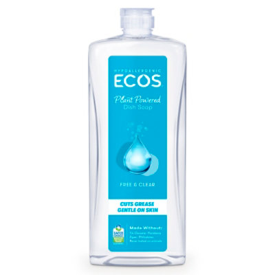 ECOS Dishmate Dish Liquid Free & Clear Bottle - 25 Fl. Oz. - Image 3