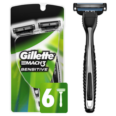 GILLETTE MACH 3 SENSITIVE DISPOSABLE RAZOR - Image 2