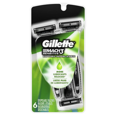 GILLETTE MACH 3 SENSITIVE DISPOSABLE RAZOR - Image 3