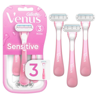 Gillette Venus Sensitive Womens Disposable Razor - 3 Count - Image 1