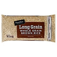 Signature SELECT Rice Brown Whole Grain Long Grain - 5 Lb - Image 1