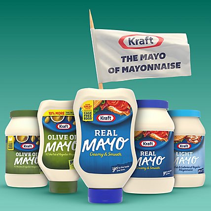 Kraft Real Mayo Creamy & Smooth Mayonnaise Bottle - 22 Fl. Oz. - Image 6