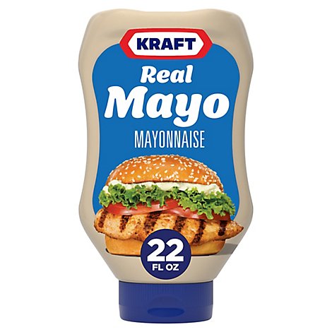 Kraft Real Mayo Squeeze Bottle - 22 Fl. Oz.