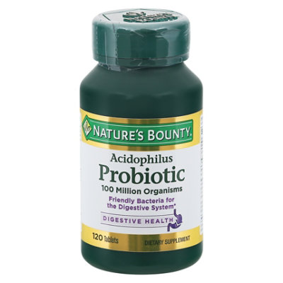 Natures Bounty Acidophilus Probiotic Tablets - 100 Count - Image 2