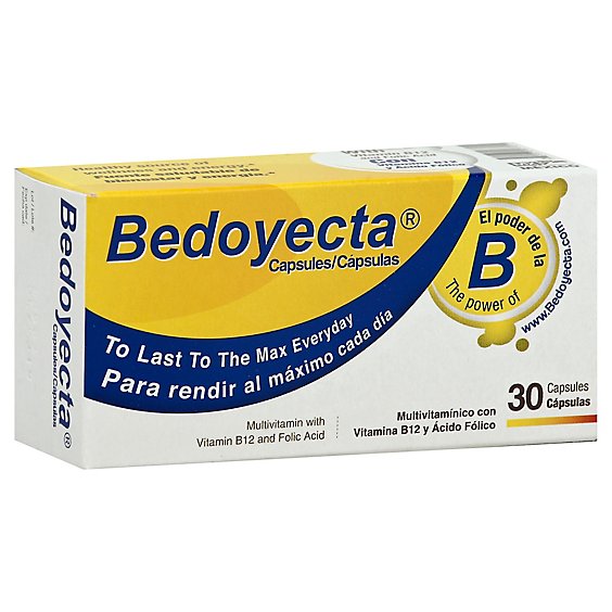 Bedoyecta Capsules Multivitamin In A Box - 30 Count