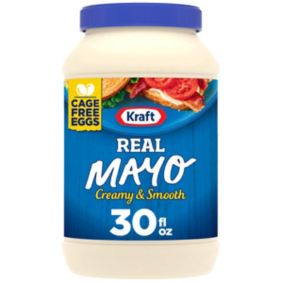 Kraft Real Mayo Creamy & Smooth Mayonnaise - for a Keto and Low Carb Lifestyle Jar - 30 Fl. Oz. - Image 1