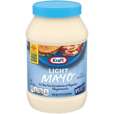 Kraft Light Mayo with 1/2 the Fat & Calories of Regular Mayonnaise Jar - 30 Fl. Oz. - Image 5