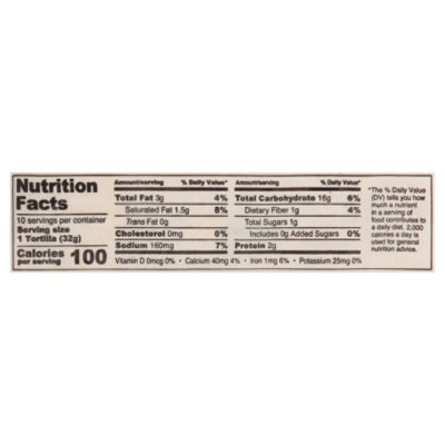 La Banderita Tortillas Flour Fajitas Bag 10 Count - 11.2 Oz - Image 4