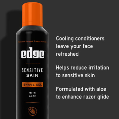 Edge Sensitive Skin Shave Gel For Men Twin Pack - 2-7 Oz - Image 3