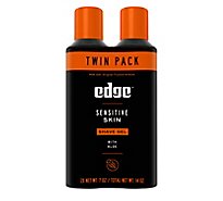 Edge For Men Sensitive Skin Shave Gel Twin Pack - 7 Oz