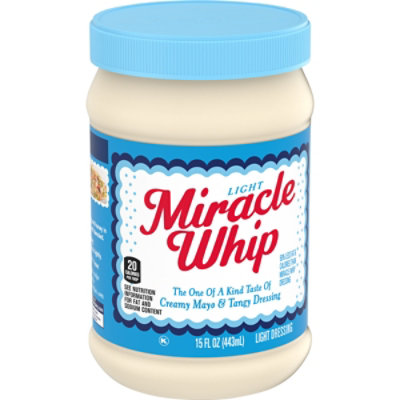 Miracle Whip Light Mayo Like Dressing Jar - 15 Fl. Oz. - Image 7