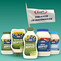 Kraft Mayo with Olive Oil Reduced Fat Mayonnaise Bottle - 12 Fl. Oz. - Image 5
