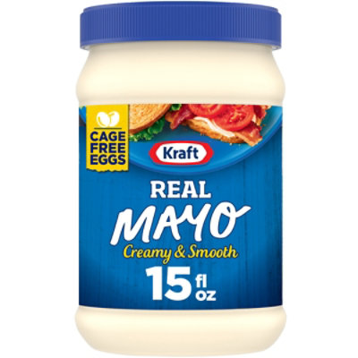 Kraft Real Mayo Creamy & Smooth Mayonnaise Jar - 15 Fl. Oz. - Image 1