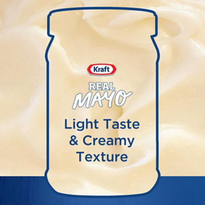 Kraft Real Mayo Creamy & Smooth Mayonnaise Jar - 15 Fl. Oz. - Image 2