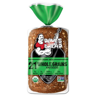 Daves Killer Bread 21 Whole Grains and Seeds Whole Grain Organic Bread - 27 Oz - Image 4