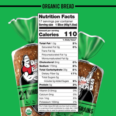 Daves Killer Bread Organic 21 Whole Grains - 27 Oz - Image 5
