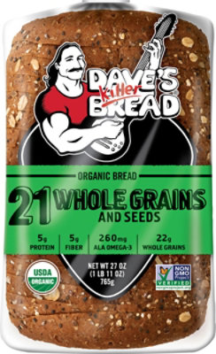 Daves Killer Bread 21 Whole Grains and Seeds Whole Grain Organic Bread - 27 Oz - Image 3