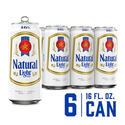 Natural Light Beer 4.2% ABV In Can - 16 Fl. Oz. - Image 1