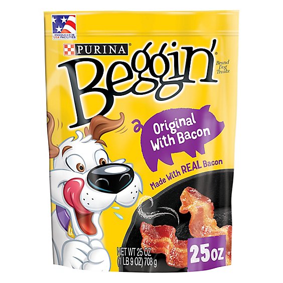 Purina Beggin' Strips Bacon Dog Treats - 25 Oz