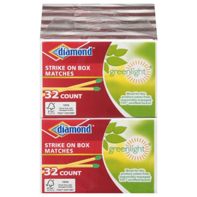 Diamond Matches Strike On Box - 10-32 Count - Image 3