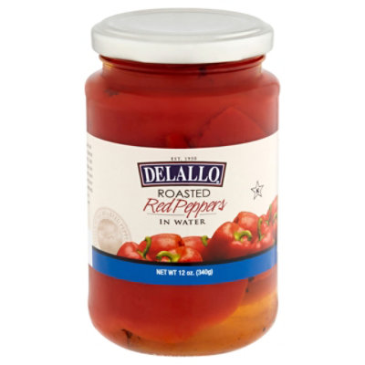 DeLallo Peppers Roasted Red in Water - 12 Oz - Image 3