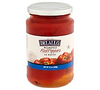 DeLallo Peppers Roasted Red in Water - 12 Oz