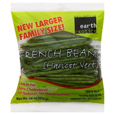 Earth Exotics Green Beans French - 16 Oz - Image 1