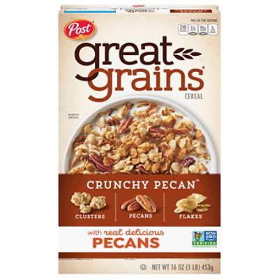 Post Great Grains Crunchy Pecan Heart Healthy Whole Grain Breakfast Cereal - 16 Oz - Image 1