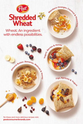 Post Big Biscuit Shredded Wheat Whole Grain Breakfast Cereal - 15 Oz - Image 6
