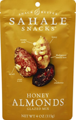 Sahale Snacks Snack Better Almonds Glazed Mix Honey - 4 Oz - Image 1