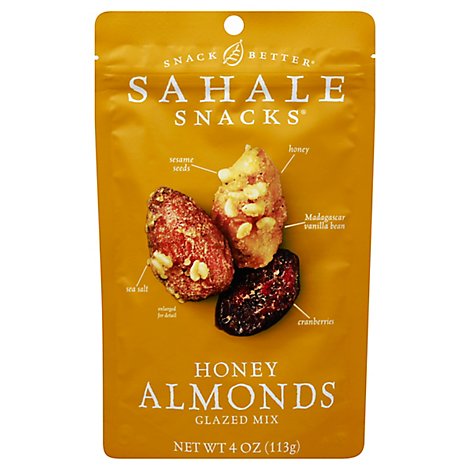 Sahale Snacks Snack Better Almonds Glazed Mix Honey - 4 Oz