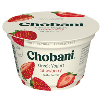 Chobani Strawberry On The Bottom Non-Fat Greek Yogurt - 5.3 Oz - Image 1