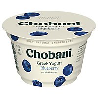 Chobani Yogurt Greek Non Fat On The Bottom Blueberry - 5.3 Oz - Image 3