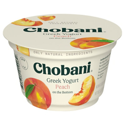 Chobani Peach On The Bottom Non-Fat Greek Yogurt - 5.3 Oz - Image 3