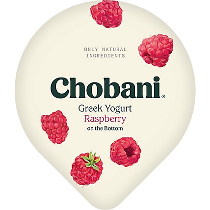 Chobani Non-Fat Raspberry Fruit On The Bottom Greek Yogurt  - 5.3 Oz - Image 3