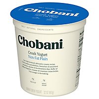 Chobani Yogurt Greek Non-Fat Plain - 32 Oz - Image 2