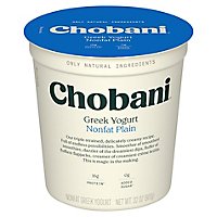 Chobani Yogurt Greek Non-Fat Plain - 32 Oz - Image 1