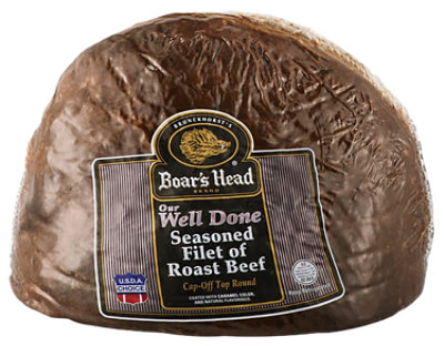 Boars Head Beef Roast Beef Filet Seasoned Well Done - 0.50 LB