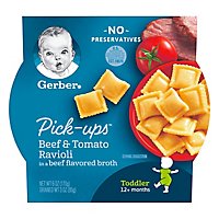 Gerber Pick-Ups Baby Food Toddler Beef & Tomato Ravioli In Beef Flavored Broth - 6 Oz - Image 3