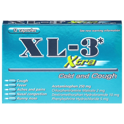 Xl-3 Cold Medicine Extra - 12 Count - Image 3