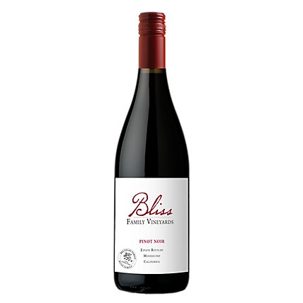 Bliss Pinot Noir Wine - 750 Ml - Image 1