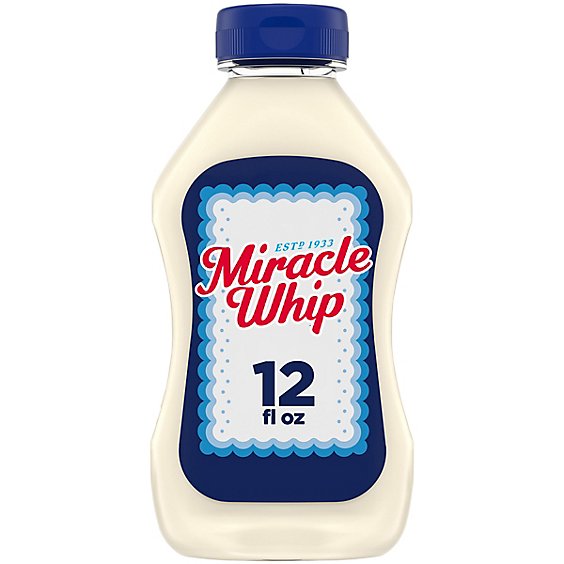 Miracle Whip Mayo Like Dressing Bottle - 12 Fl. Oz.