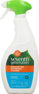 Seventh Generation Disinfecting Bathroom Cleaner Lemongrass Citrus - 26 Fl. Oz. - Image 1