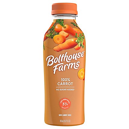 Bolthouse Farms 100% Carrot Juice - 15.2 Fl. Oz. - Image 3