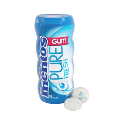 Mentos Pure Fresh Gum Sugarfree Fresh Mint - 15 Count - Image 2