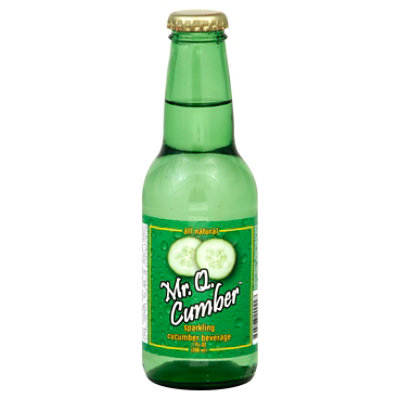Mr. Q. Cumber All Natural Sparkling Cucumber Beverage - 7 Oz - Image 1