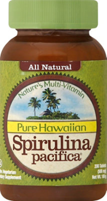 Pure Hawaiian Spirulina Pacifica Tablets - 200 Count - Image 2